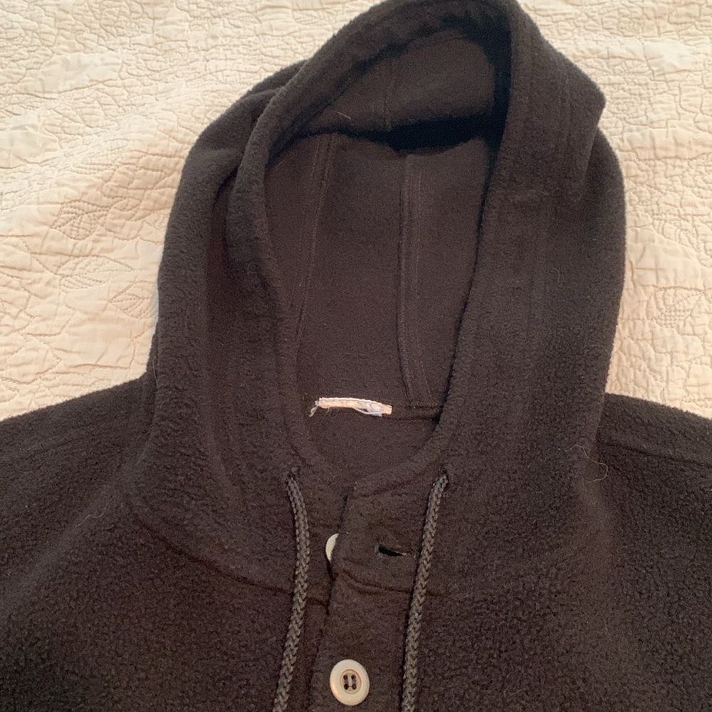 Men’s Black Fleece Speedo Hoodie Size XL - Picture 5 of 14